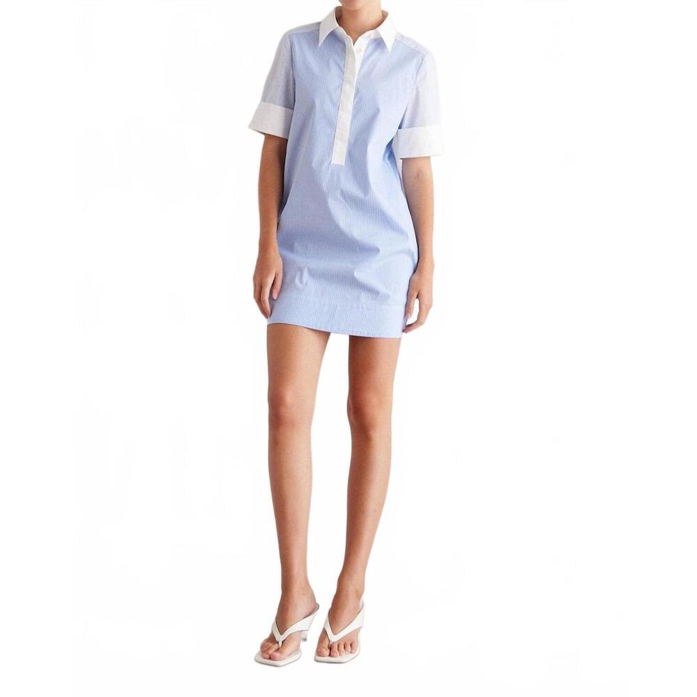 NEW JS71 lollie dress in blue/white stripe